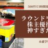 ラウンドワンの株主優待が神すぎた