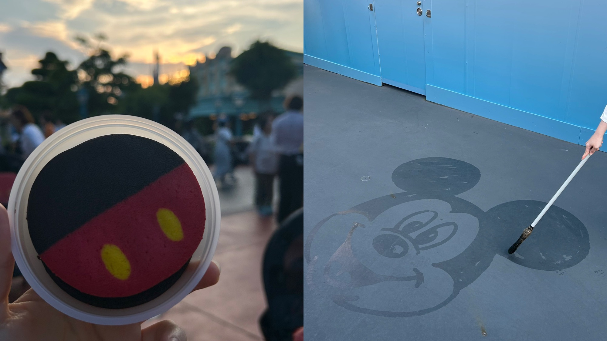 ディズニーランド　アイス